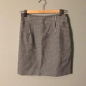 Vintage gingham skirt (size 7; fits like size 4)